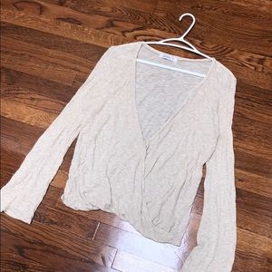 Wrap light sweater top medium Julie billiart